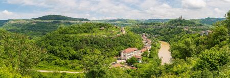 Tsarevets Fortress in Veliko Tarnovo in a beautiful summer day, Bulgariaの写真素材