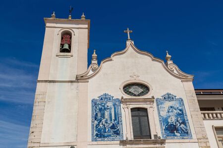 Church of Vera Cruz in Aveiro, Portugal in a beautiful summer dayの写真素材