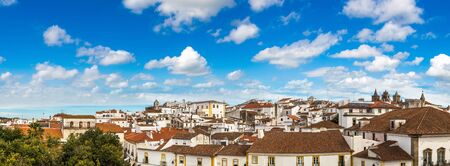Cityscape of Evora, Portugal in a beautiful summer dayの写真素材