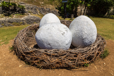 BALI, INDONESIA - FEBRUARY 28, 2020: GWK Garuda Wisnu Kencana Cultural Park on Bali, Indonesiaのeditorial素材