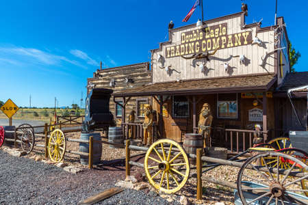 ARIZONA, USA - MARCH 29, 2020: Double eagle tradng company gift shop, Arizona, USAのeditorial素材