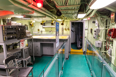 NEW YORK CITY, USA - MARCH 29, 2020: New York City’s Intrepid Sea, Air & Space Museum Complex in...