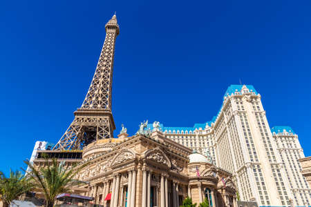 LAS VEGAS, USA - MARCH 29, 2020: Paris Las Vegas hotel and casino in Las Vegas, Nevada, USAのeditorial素材