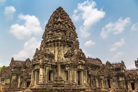 Banteay Samre temple in complex Angkor Wat in Siem Reap, Cambodia in a summer dayの写真素材
