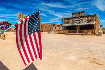 ARIZONA, USA - MARCH 29, 2020: Hualapai Ranch at Grand Canyon West Rim, Arizona, USAのeditorial素材