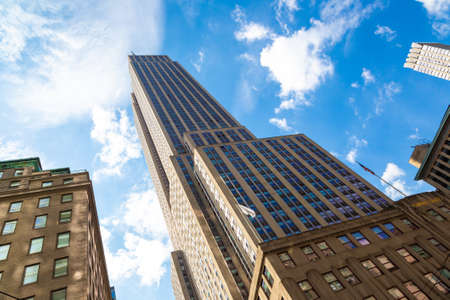 NEW YORK CITY, USA - MARCH 15, 2020: Empire State Building in Manhattan, New York City, USAのeditorial素材