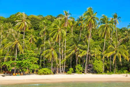 Beautful tropical beach in a sunny day