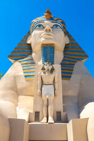 LAS VEGAS, USA - MARCH 29, 2020: Luxor Hotel and Casino in Las Vegas, Nevada, USAのeditorial素材