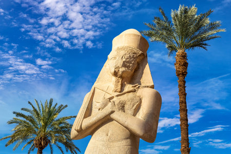 Karnak temple in a sunny day, Luxor, Egypt