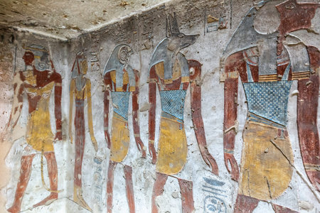 Tomb of pharaohs Tausert and Setnakht in Valley of the Kings, Luxor, Egypt