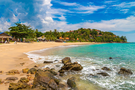 Klong Toab beach on Koh Lanta Yai island, Thailand in a sunny day