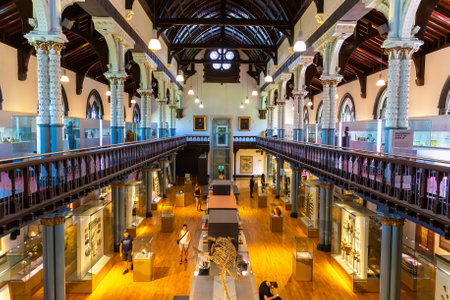 GLASGOW, UK - JUNE 14, 2022: Hunterian Museum at University of Glasgow Cloisters in Glasgow, Scotland, UKのeditorial素材
