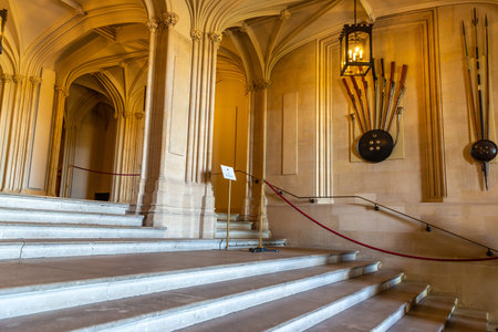 WINDSOR, UK - JUNE 19, 2022: Interior of Royal Windsor Castle in Windsor, UKのeditorial素材