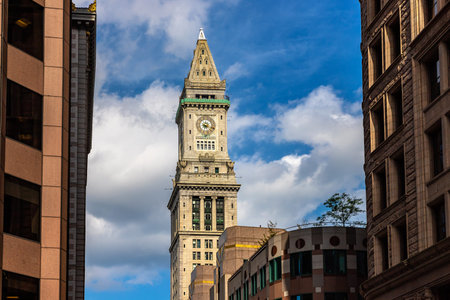Custom House Tower in Boston, Massachusetts, USA
