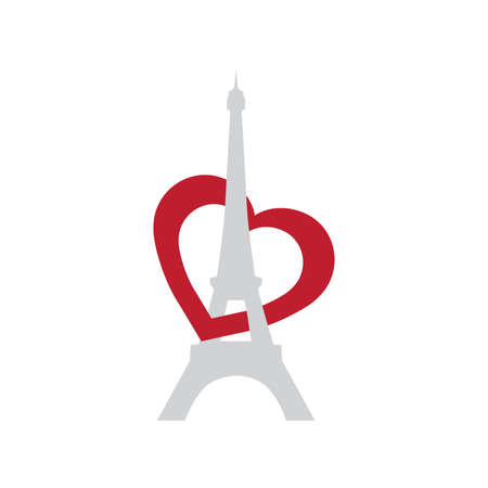 paris, eiffel towerのイラスト素材