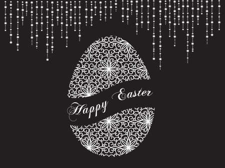 Happy Easter theme, ornamental eggのイラスト素材