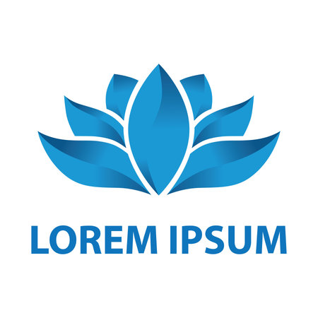 abstract lotus elementのイラスト素材