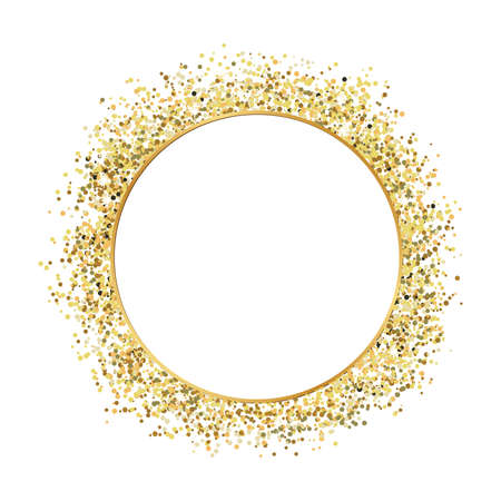 gold glitters, vectorのイラスト素材