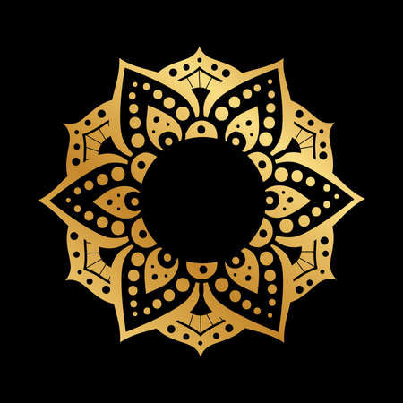 gold ornamental frame, vectorのイラスト素材