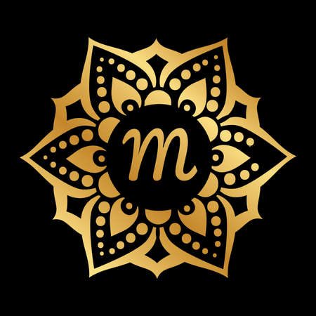 gold ornamental frame, vectorのイラスト素材