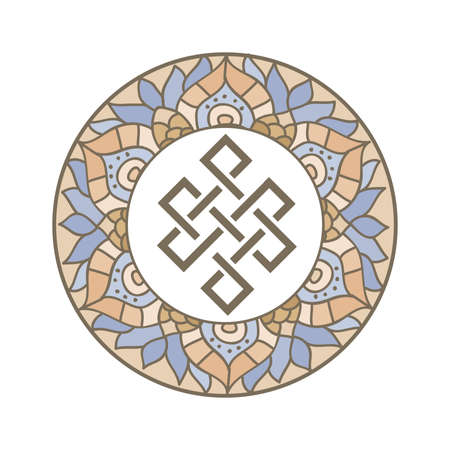 colorful mandala, vectorのイラスト素材