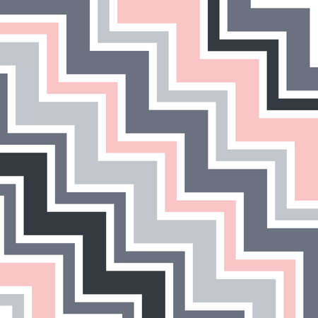 gray, white and pink chevron pattern, vector backgroundのイラスト素材