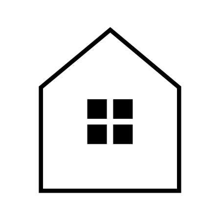 simple abstract houseのイラスト素材