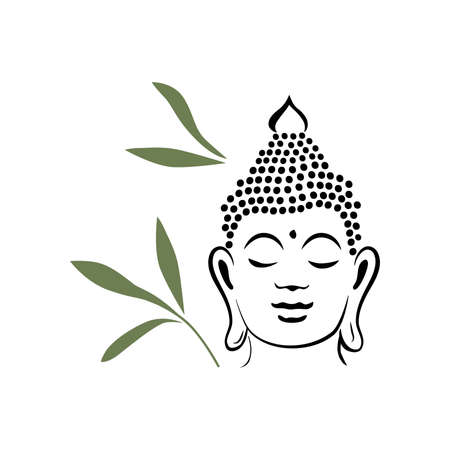 Buddha, vector graphic design elementのイラスト素材