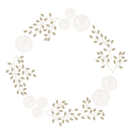 golden flowers, vectorのイラスト素材