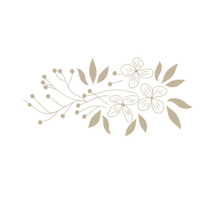 golden flowers, vectorのイラスト素材