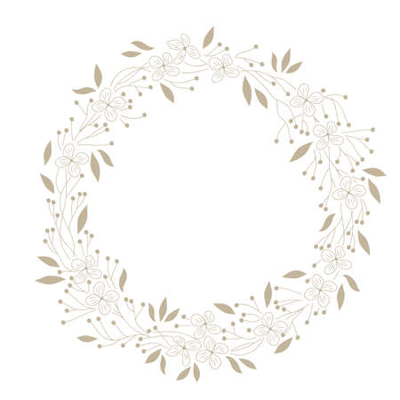 golden flowers, vectorのイラスト素材