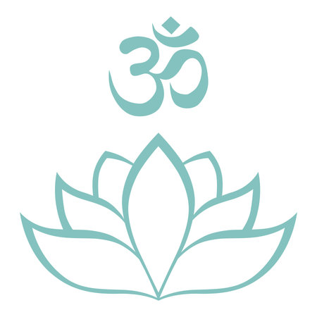 lotus flower, vectorのイラスト素材