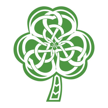 Heart and Celtic trinity knot, vectorのイラスト素材