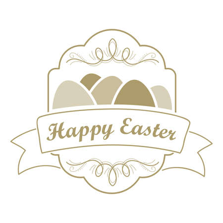 Easter eggs, vectorのイラスト素材