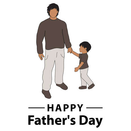 happy family, vector graphic design elementのイラスト素材