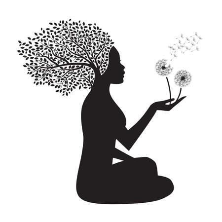 female universe, vectorのイラスト素材