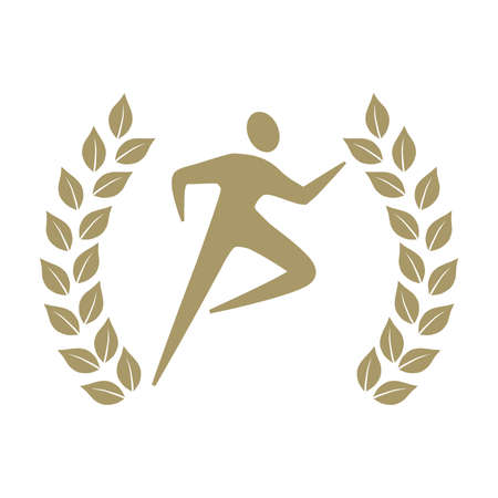 runner, vector graphic design elementのイラスト素材