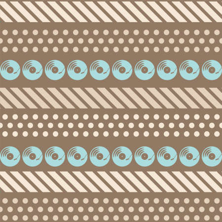 music records backgroundのイラスト素材