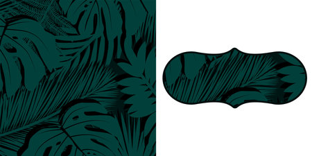 palm leaves background