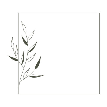 leaves isolated on whiteのイラスト素材