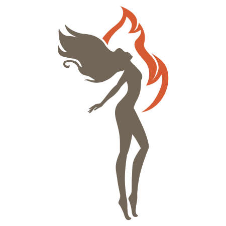 beautiful naked woman, vector illustrationのイラスト素材