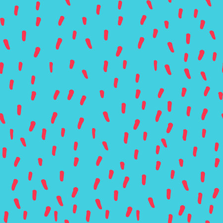 Seamless repeating pattern with tiny hand drawn speckles. Blue  background for surface design and...