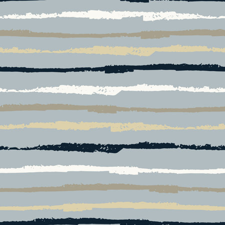 Seamless repeating pattern with hand drawn multicolored stripes with ragged edges