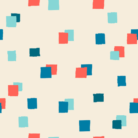 Seamless pattern. Hand drawn patterns inspired by the rich colors of natural dyes, organic and geometric shapesのイラスト素材