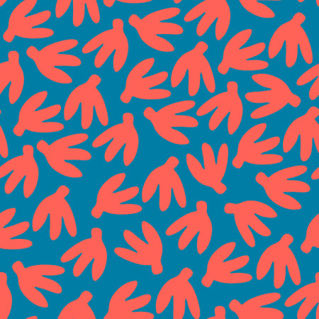 Seamless pattern. Hand drawn patterns inspired by the rich colors of natural dyes, organic and geometric shapesのイラスト素材