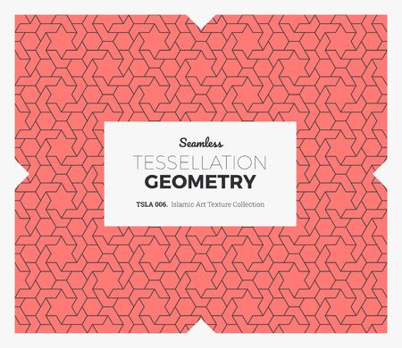 Geometric pattern, clean and handcrafted design of mosaic decoration.のイラスト素材