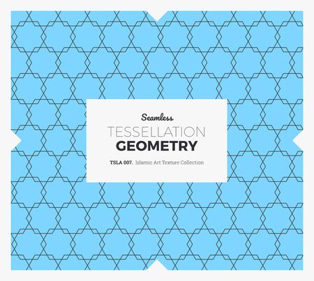 Geometric pattern, clean and handcrafted design of mosaic decoration.のイラスト素材