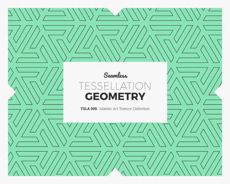 Geometric pattern, clean and handcrafted design of mosaic decoration.のイラスト素材