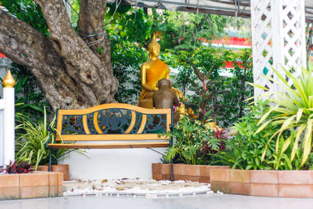 monkey temple in the temple garden の写真素材