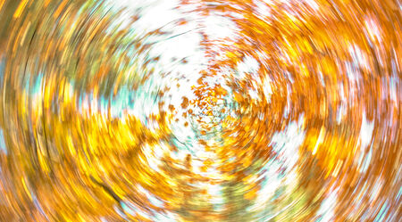 fall leaves swirlの写真素材